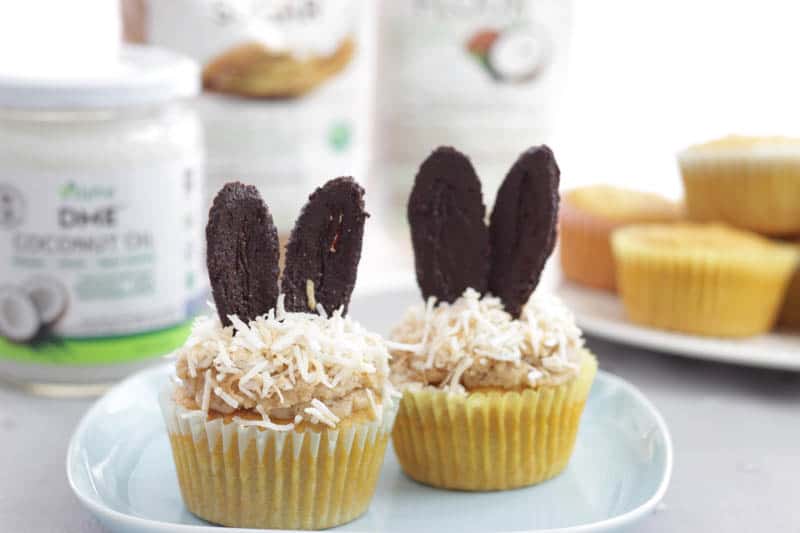 Coconut Bunny Cupcakes