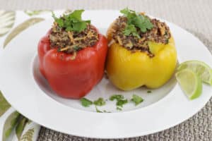 Coconut Curry Stuffed Peppers