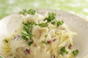 Mashed potato with Camelina recipe
