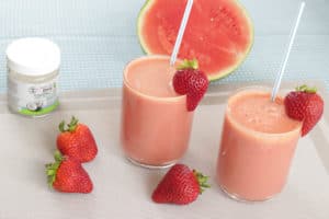 Watermelon Strawberry refresher Recipe