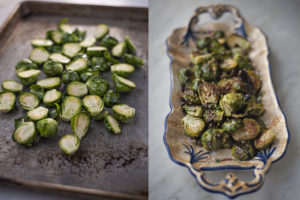 Roasted Rosemary Brussels Sprouts & Festive Cauliflower